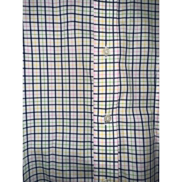 Lauren Ralph Lauren Pastel Windowpane Print Button Down Men’s Size 2XL - Picture 4 of 7